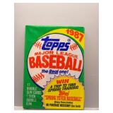 1987 Topps Baseball Sealed Wax Pack