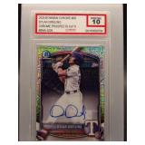 Dylan Dreiling 2025 Bowman Chrome auto mojo IGC 10