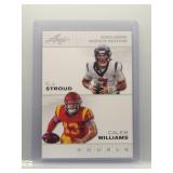 C.J. Stroud/C. Williams 2023 Leaf Doubles