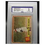 Babe Ruth Special 1962 Topps CCG 3