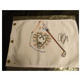 John Daly Autographed Golf Flag no COA