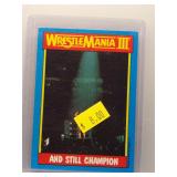Hulk Hogan 1987 Topps Wrestle Mania III