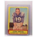 John Unitas 1963 Topps