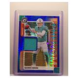 Quinn Ewers 2025 Optic Rookie Phenom patch blue...