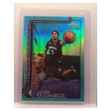 Jaden McDaniels 2025 Topps Chrome aqua /199