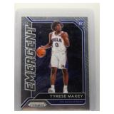 Tyrese Maxey 2021 Prizm Emergent rookie