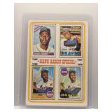 Hank Aaron Special 1974 Topps 66-69