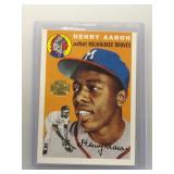 Hank Aaron 2001 Topps Archives 1954 rookie reprint