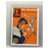 Ted Williams 2001 Topps Archives 1954 reprint