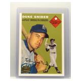 Duke Snider 2002 Topps Archives 1954 reprint