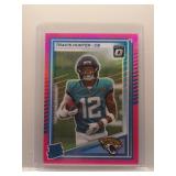 Travis Hunter 2025 Optic rookie pink
