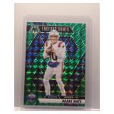 Drake Maye 2025 Mosaic green mosaic