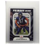 Luther Burden III 2025 Optic Primary Colors rookie