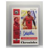 Jalen Crutcher 2021 Chronicles rookie auto