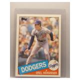 Orel Hershiser 1985 Topps