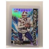 Josh Allen 2025 Topps Chrome Light Speed