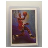 Michael Jordan 1990 Hoops illustration