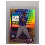 Cristian Hernandez 2022 1st Bowman gold