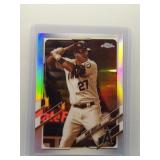 Mike Trout 2021 Topps Chrome sepia