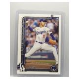 Roki Sasaki 2025 Topps rookie