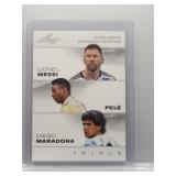 Messi/Pele/Maradona 2024 Leaf Triple