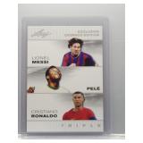 Messi/Pele/Ronaldo 2024 Leaf Triple