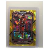 Lamar Jackson 2023 Prizm DP gold ice