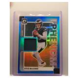 Kyle McCord 2025 Optic Rookie Phenom patch aqua
