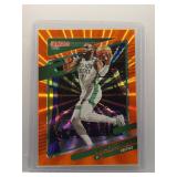 Jaylen Brown 2021 Donruss orange laser