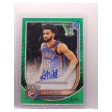 Ajay Mitchell 2025 Bowman Chrome auto green...
