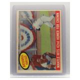 Mickey Mantle 1959 Topps Baseball Thrills
