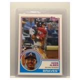 Ozzie Albies 2018 Topps rookie 1983 style