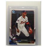 Ozzie Albies 2018 Bowman Chrome rookie