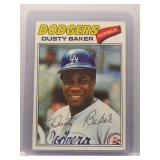 Dusty Baker 1977 Topps