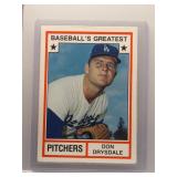 Don Drysdale 1982 TCMA