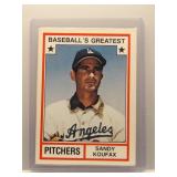 Sandy Koufax 1982 TCMA