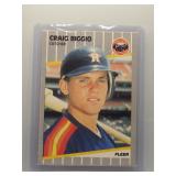 Craig Biggio 1989 Fleer rookie