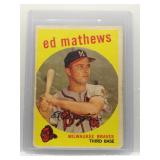 Eddie Mathews 1959 Topps