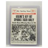 Kaline's key hit 1969 Topps World Series
