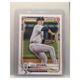 Tarik Skubal 2021 Bowman rookie