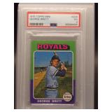 George Brett 1975 Topps Mini Rookie PSA 3