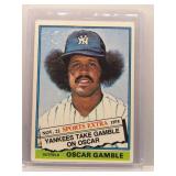 Oscar Gamble afro 1976 Topps Traded