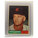Whitey Herzog 1961 Topps