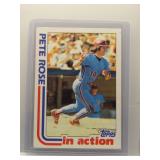 Pete Rose 1982 Topps In Action