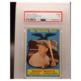 Mickey Mantle 1959 Topps All-Star PSA 1