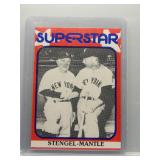 Casey Stengel & Mickey Mantle 1982 TCMA Superstars