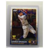 George Springer 2015 Topps Chrome rookie cup