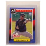 Jose Ramirez 2014 Donruss The Rookies