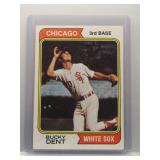 Bucky Dent 1974 Topps rookie