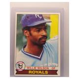 Willie Wilson 1979 Topps rookie